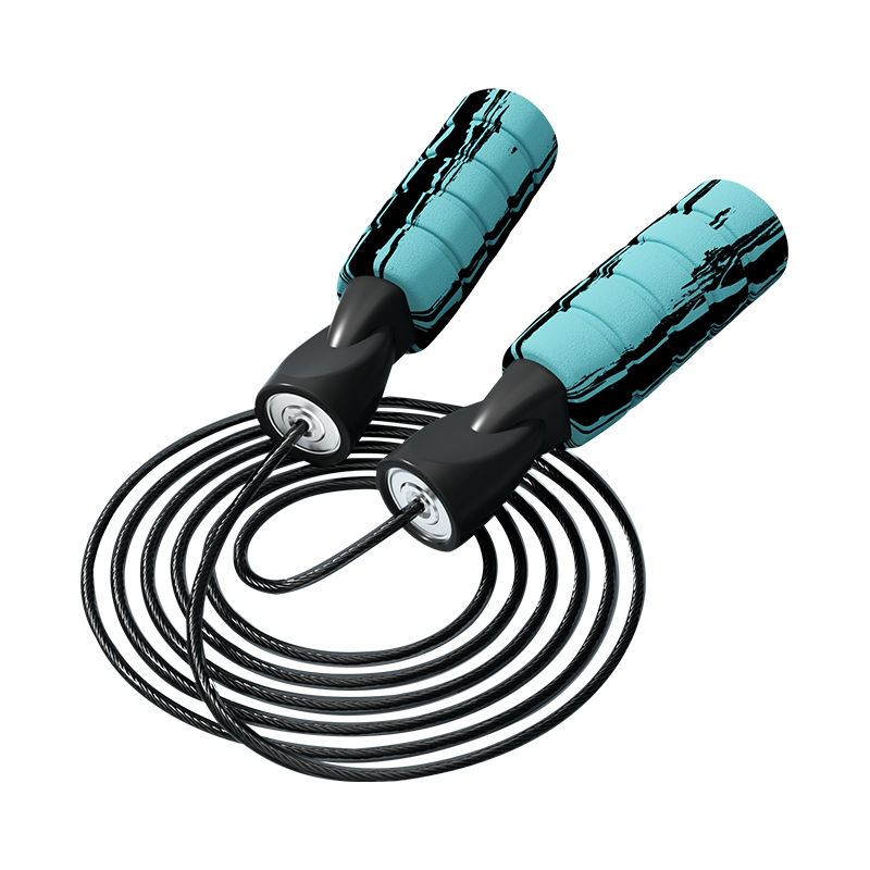 TS-4 Цвет граффити/Одноцветная скакалка с губкой из пеноматериала для взрослых